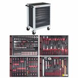 Kraftwerk Gereedschapswagen met 202-delig assortiment