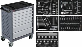 kraftwerk Gereedschapswagen met 274-delig assortiment