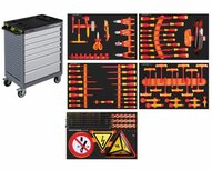 Kraftwerk Gereedschapswagen met 103-delig VDE assortiment