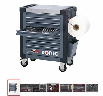 Sonic s9 Gereedschapswagen met 354-delig assortiment