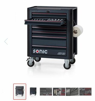 Sonic s8 Gereedschapswagen met 197-delig assortiment