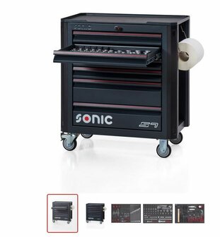 Sonic s7 Gereedschapswagen met 140-delig assortiment DEMO