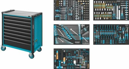 hazet Gereedschapswagen met 440-delig assortiment